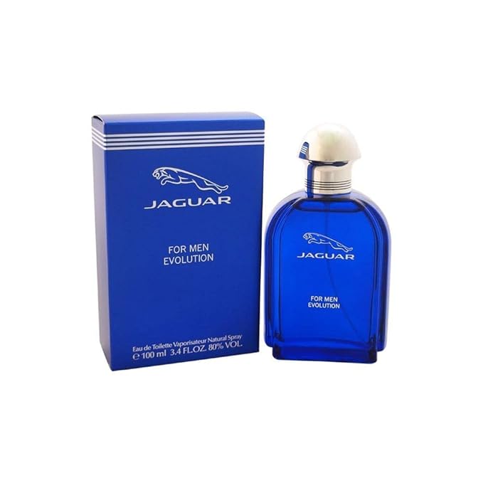 Jaguar Evolution Eau de Toilette Spray for Men, 3.4 Ounce