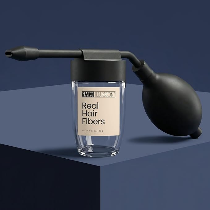 Hair Illusion Spray Applicator Removable Flat Tip designed to Spray Precise Hairline or Remove Tip For Round Sprayer And Wide Coverage (does not include hair fibers)