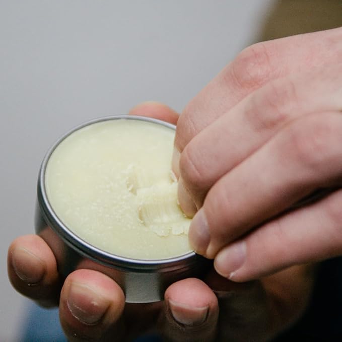 O'Douds Mustache Wax - Daily Natural Moustache & Beard Styling with a Firm Hold, Natural Shine - Plant-Based, Vegan Ingredients for Grooming, Shaping, & Conditioning, Oakmoss & Cedar Scent, 1 oz.