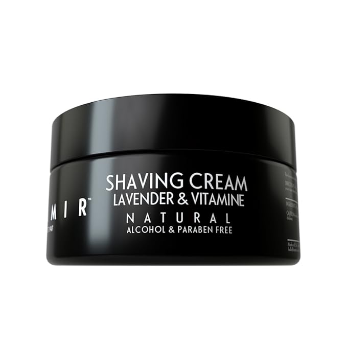 Reamir Men's Shaving Cream Senstive Skin - All Natural Essential Paraben Alcohol Free - Protects Skin and Smooth Skin - Prevent Razor Burn and Ingrown Hairs 8 oz