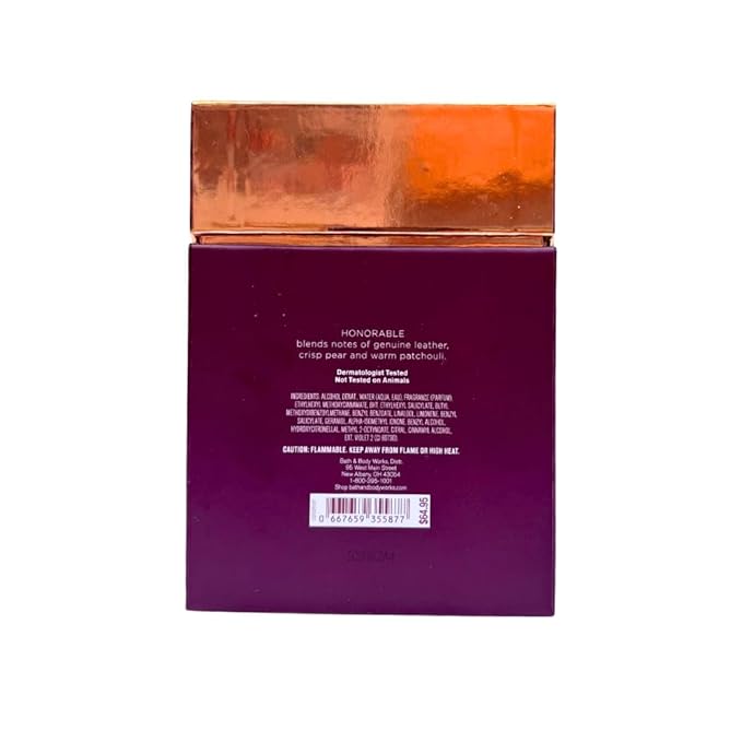 Bath & Body Works HONORABLE Cologne Men’s Collection 3.4 fl oz