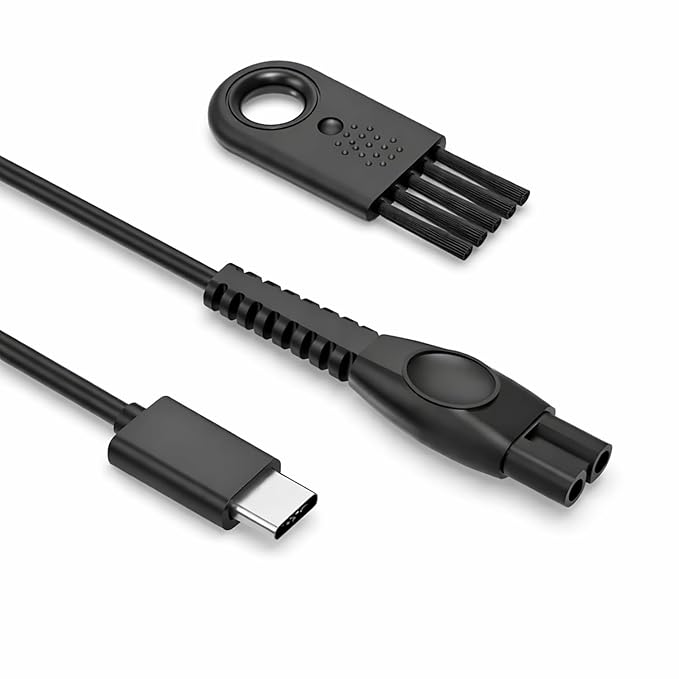Nicpower 5V 5FT USB-C Charger Cord for Philips Norelco 2000 2400 2600 3600 3900 5400 5000X 7200 i9000 Wet & Dry Electric Shaver Series 3000 5000 7000,for Phillips One Blade QP2724 QP2834 Trimmer Razor