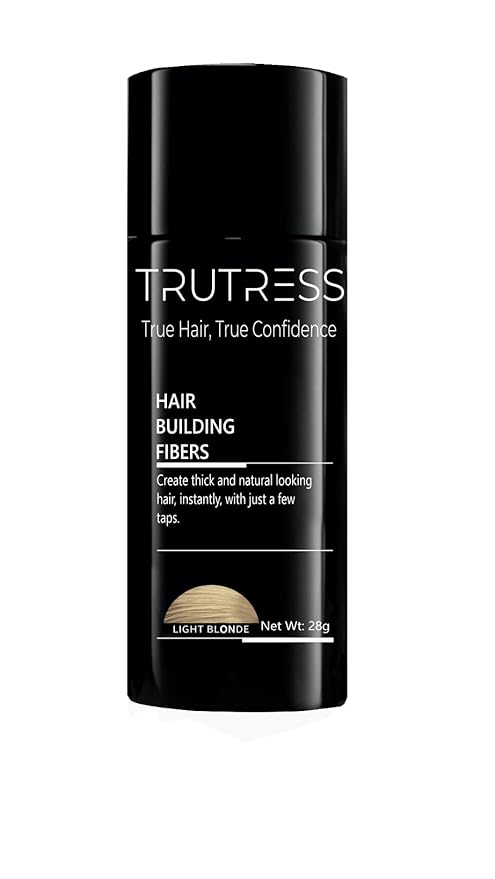 Hair Building Fibers, 28g - for Thinning Hair Instantly Thicker, Complete Looking Hair 6 Shades for Men Women (Light Blond)