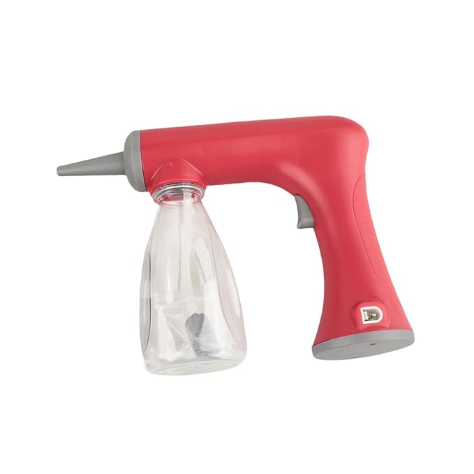 Perming Foaming Machine Lather Maker Hot Lather Machine USB Charging for Barber Shop, red