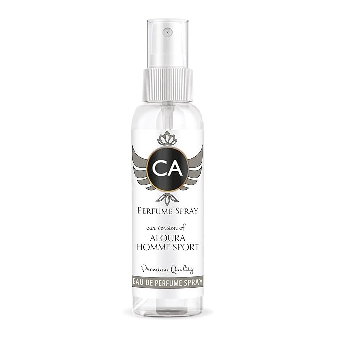 CA Perfume Eco Refill Impression of Aloura Homme Sport for Men Woody Spicy Long Lasting Fragrance Eau De Parfum 2 Fl Oz 60ml