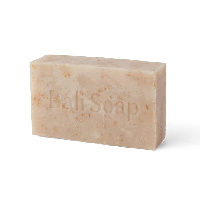 Bali Soap - Coconut Natural Soap Bar for Men & Women - Vegan, Handmade, Exfoliating, Moisturizing - 6 Pack, 3.5 Oz Each
