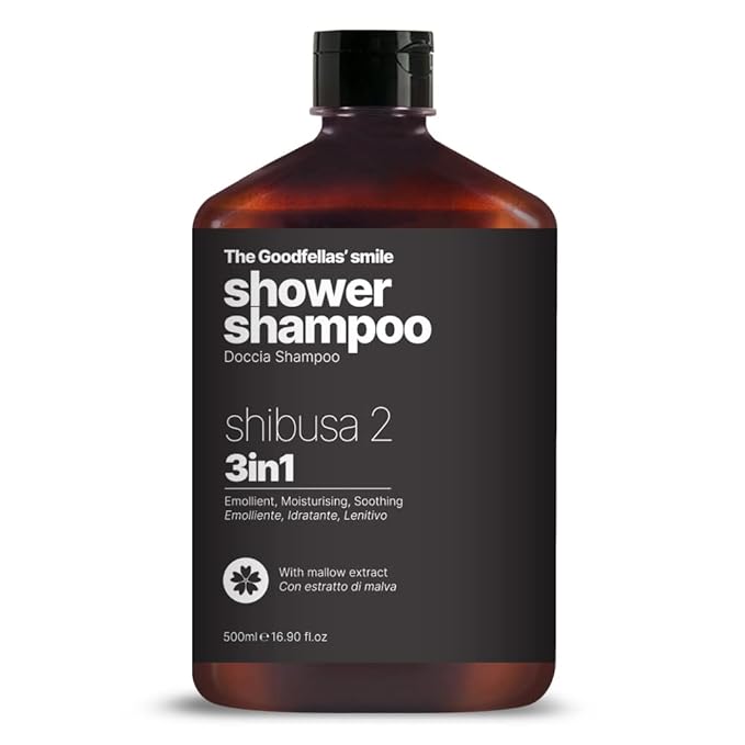 The Goodfellas' smile, SHIBUSA 2 Tallow Shave Soap, 3 in 1 Shampoo, and Aftershave Splash Bundle, Made in Italy