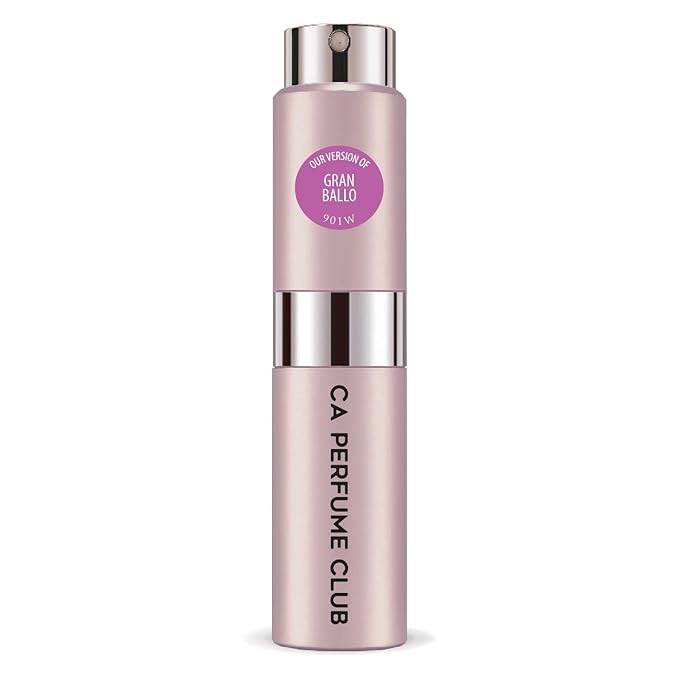 CA Perfume Impression of Gran Ballo for Women Floral Fruity Scent Long Lasting Perfumes for Women Eau De Parfum Travel Size Refillable Atomizer Spray 0.27 Fl Oz 8ml