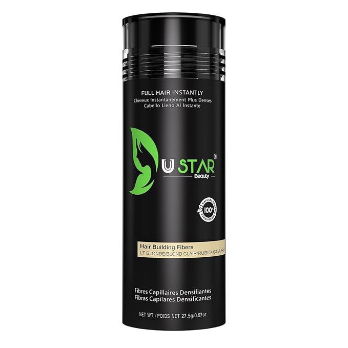 Ustar Hair buliding Fibers Light Blonde 27.5 grams 0.97oz