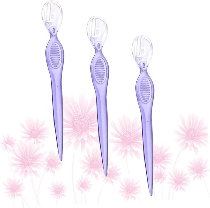 3pcs Stainless Steel Eyebrow Razors Set Razor Comb for Beauty Makeup Tools Travel