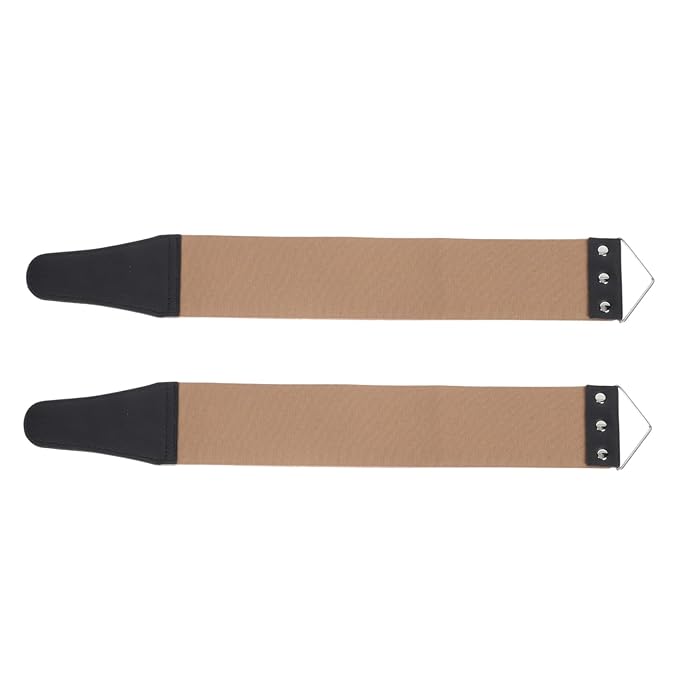 Angoily 6pcs Razor Strop Sharpening Strap for Home Use Durable Double-sided Shaving Tool for Straight Razors and Scissors for Barber Shops and Personal Grooming