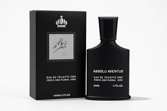 Men's Perfume, Eau de Toilette, Fresh and Floral, Lemon Jasmine Patchouli Cologne for Men, 50ml, 1.7 Fl Oz