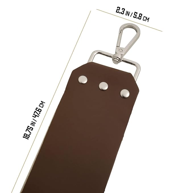 Union Razors Leather Sharpening Strop, Double Sided - SHS4 Brown