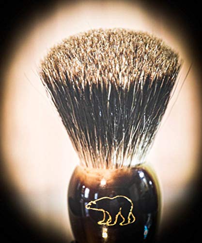 Frank shaving Vintage Brown badger hair shaving brush knot size 24mm