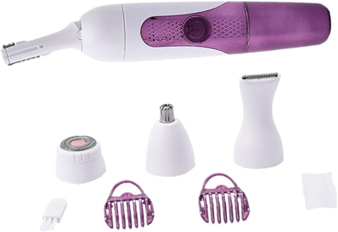 Ladies Shaver Rechargeable Eyebrow Hair Remover Facial Hair Trimmer Cordless Clippers for Women