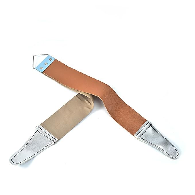 2pcs Dual-sided Manual Shaver Sharpening Tools Strop for Smooth Edges Shaving Blade Maintenance