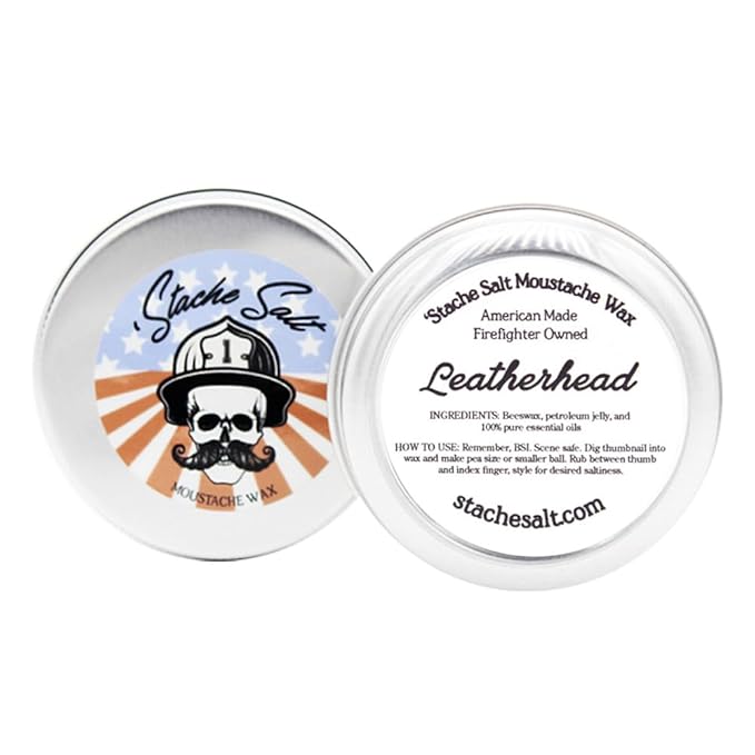 'Stache Salt Mustache Wax - Leatherhead Medium Hold