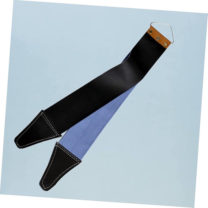 MERRYHAPY 2pcs Leather Sharpening Canvas Double Thickened Strop for and Blades Lightweight Design for Easy Use for Barbers and Personal Grooming