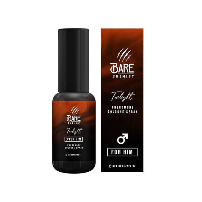 Twilight Pheromone Cologne for Him - [Long Lasting Formula] Pheromone Perfume Oil Spray for Men 1oz. - Lavender, Iris, Leather