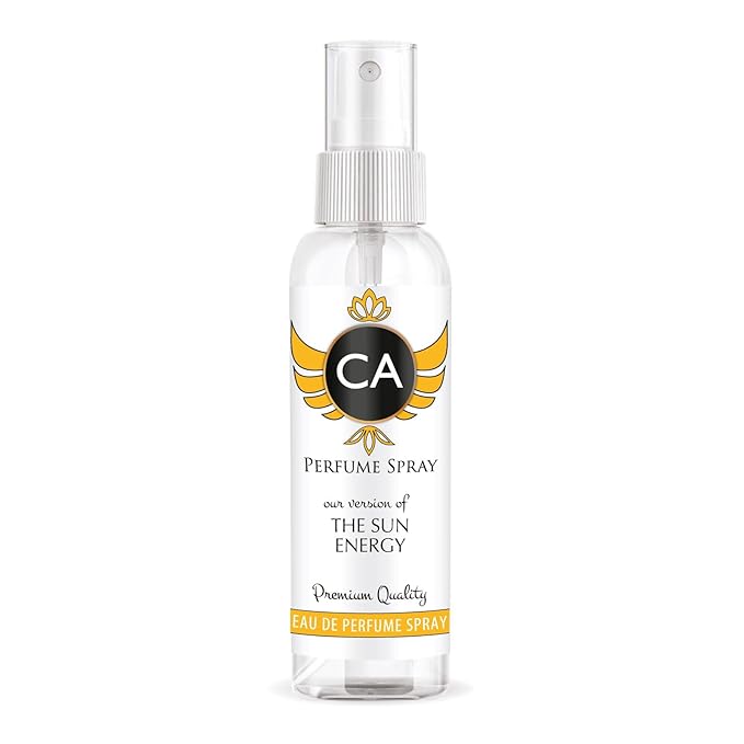 CA Perfume Eco Refill Impression of The Sun Energy for Unisex Floral Fruity Musk Long Lasting Fragrance Eau De Parfum 2 Fl Oz 60ml