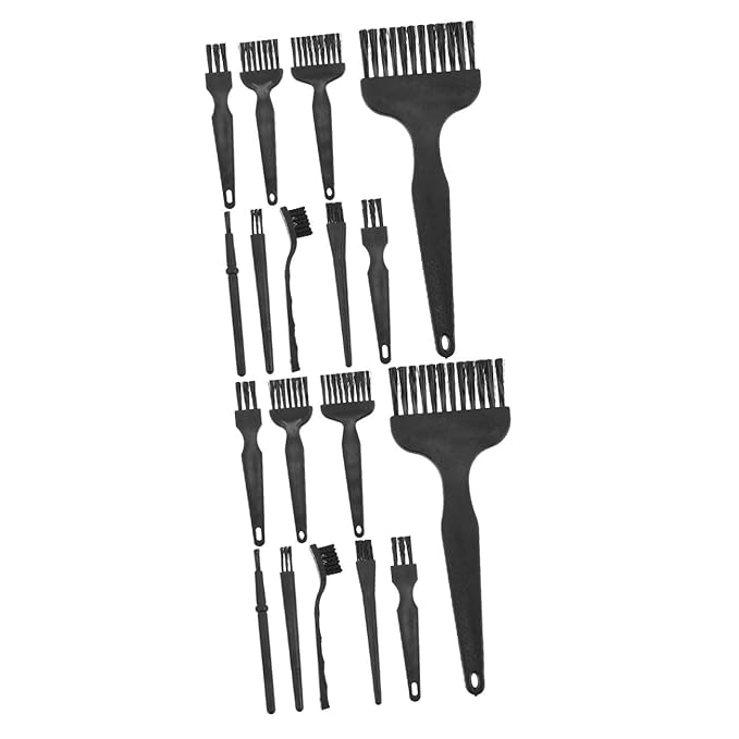 Outanaya 16pcs Electric Shaver Cleaning Brush Replacement Brush for Razor Trimmer Men Face Shaver Cleaning Supplies Sturdy Material