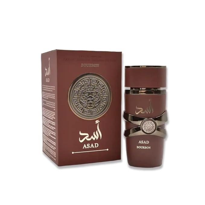 Bourbon Asad Eau De Parfum Perfumes for men Unisex 3.4 ounce(100 ML)