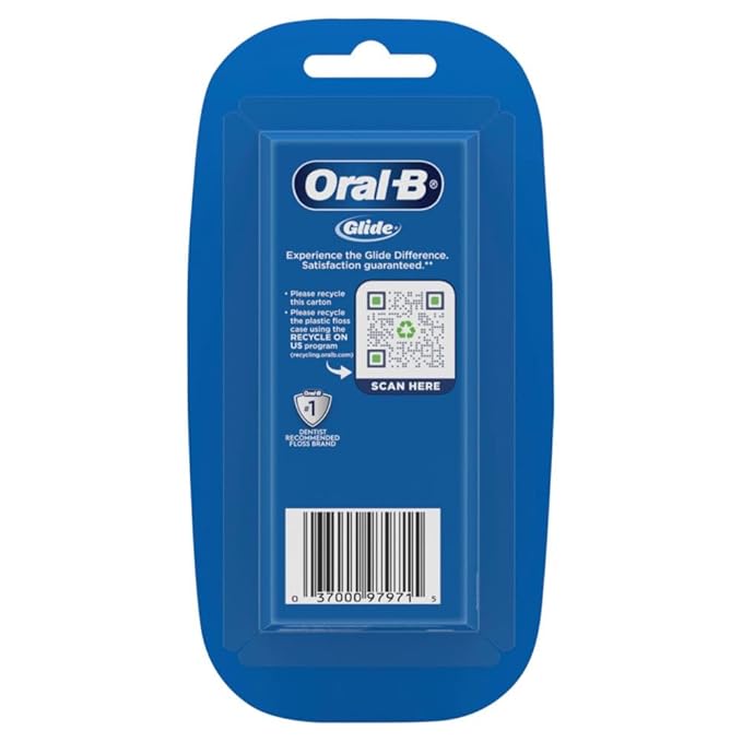 Oral-B Glide Pro-Health Dental Floss, Cool Mint, 40 M, 3 Count | Deep Clean | Pack of 2