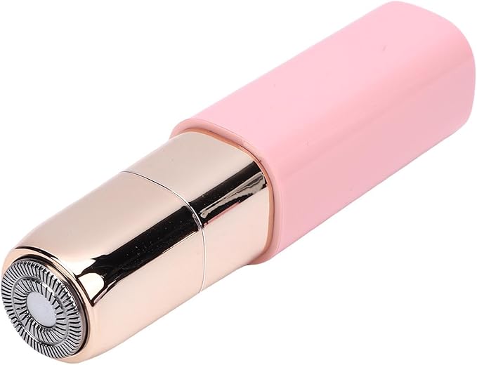 ZJchao Electric Eyebrow Hair Remover 2 in 1 Rechargeable Eyebrow and Facial Hair Trimmer with Replaceable Heads for Women Gentle Fast Painless Hair Removal USB Charging Portable Travel
