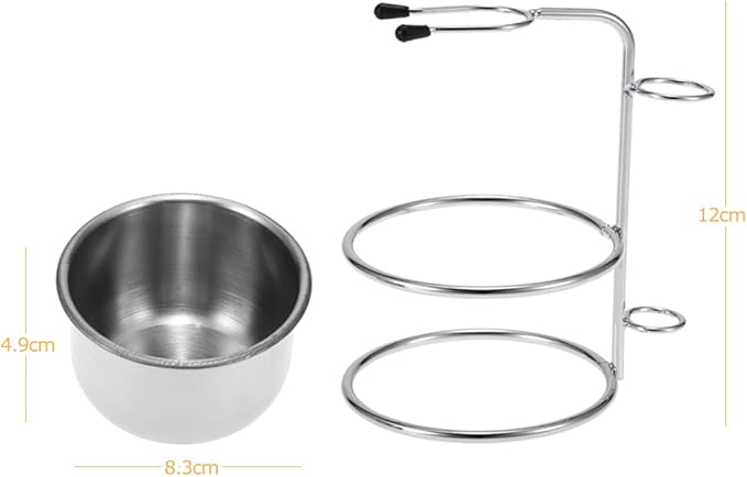 Anself 2 in 1 Shaving Bowl, Men's Shaving Set, Shaving Cup + Men's Shaving Blade Holder, Soap, Bowl, Shaving Holder …