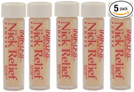 Infalab Nick Relief Styptic Powder, 5 Count