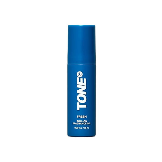 TONE Roll-on Fragrance Oil, 25ml, Fresh, Fragrance Oil for Men with Notes of Jasmine, Mandarin Orange, and Patchouli