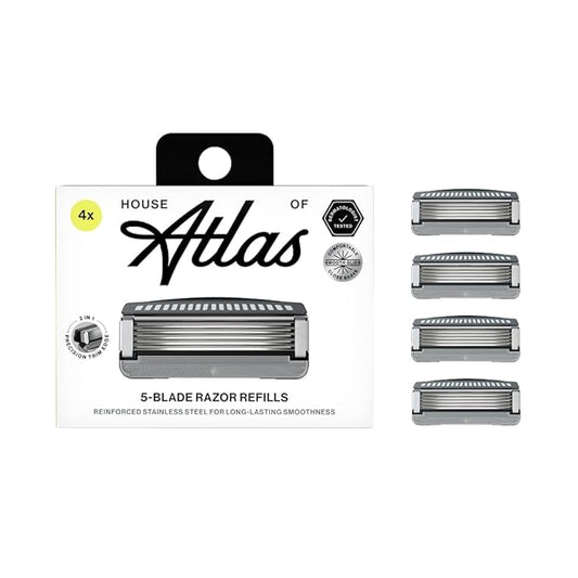 Men's Razor Blade Refills, Precision Trim Edge, 4 Count