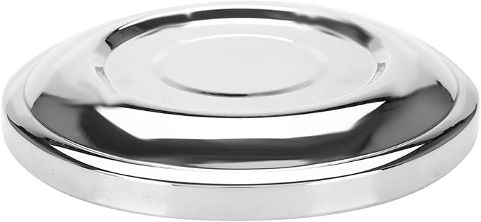 Semme Shaving Soap Bowl, Universal Men Stainless Steel Beard Shaving Soap Bowl Shaving Mug Container With a Mirror