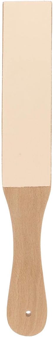 Dual Sided Leather Blade Strop for Razors Sharpener & Polishing Compounds