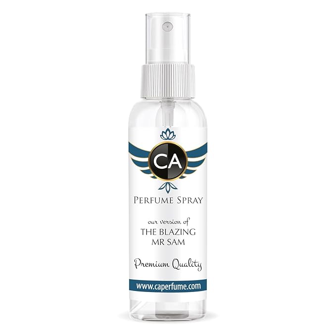 CA Perfume Eco Refill Impression of The Blazing Mr Sam For Men Eau de Parfum Spray Atomizer Bottle 2 Fl Oz/60ml-X1