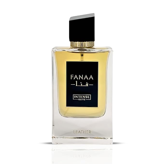 INTENSE ELITE Fanaa Leather Arabian Perfume For Men 100ML (3.4Oz) Eau De Parfum Men With Mandarin, Bergamot & Pepper Notes Long Lasting Perfume