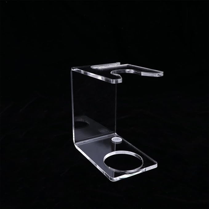 Healifty Shaving Brush Stand - Razor Holder for Shower Elegant Organizer for Men S Grooming Compact Size 3.93X3.34X2.36 Inches