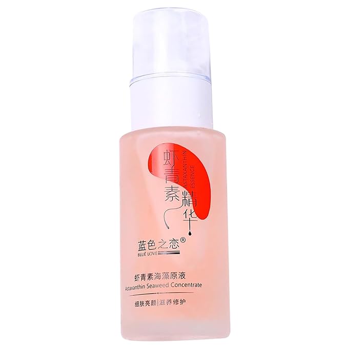BLUE LOVE Astaxanthin Seaweed Face Serums for Men & Woman, Anti-Aging Hydration Facial Moisturizer Skincare for All Skin Types (Pack of 1, Unscented)
