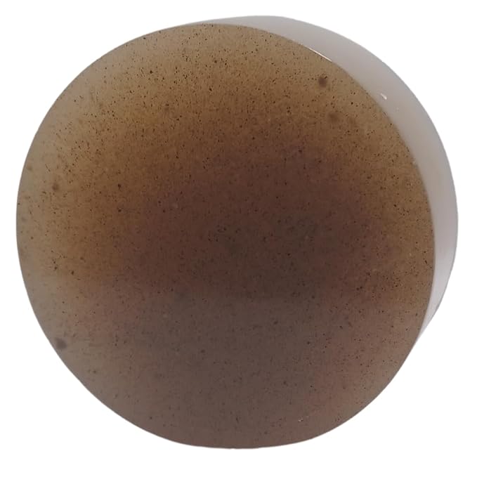 Unscented Shaving Soap Puck – 4 oz Fragrance-Free Wet Shave Soap with Bentonite Clay – 3” Hard Shave Soap in Metal Tin