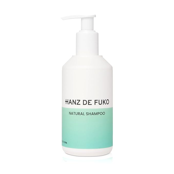 Hanz de Fuko Premium Natural Shampoo for Men & Women – Hair Cleanser Helps Promote Hair Growth, Soothe Dry Scalp, Fight Dandruff – Sulfate & Paraben Free, 16+ Plant Extracts, 8 oz.