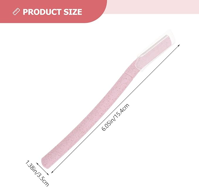 NOLITOY 12pcs Eyebrow Precision Brow Shaver Hair Trimmer Compact Beauty Tools for Face Neck and Eyebrow Grooming