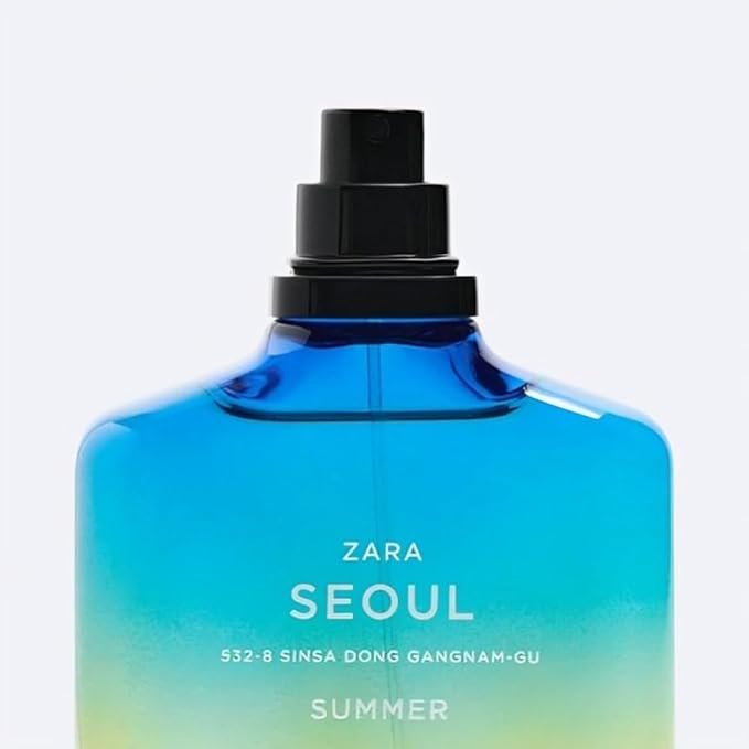 Zara Man Seoul 532-8 Sinsa Dong Gangnam-Gu Summer Cologne for Men EDT Eau De Toilette 100 ML (3.38 FL OZ)