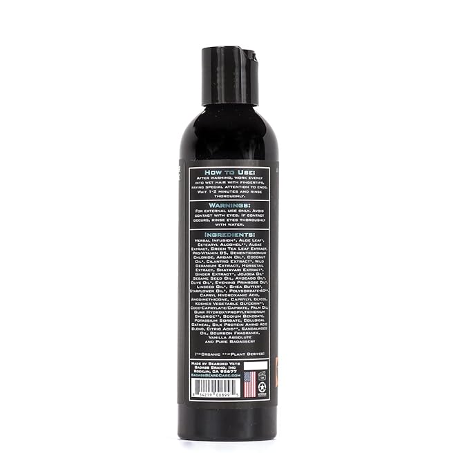 Badass Beard Care Beard Conditioner For Men - THE ORIGINAL, 8oz - Made of Natural Ingredients for A Healthy, Soft, & Itch Free Beard and Mustache