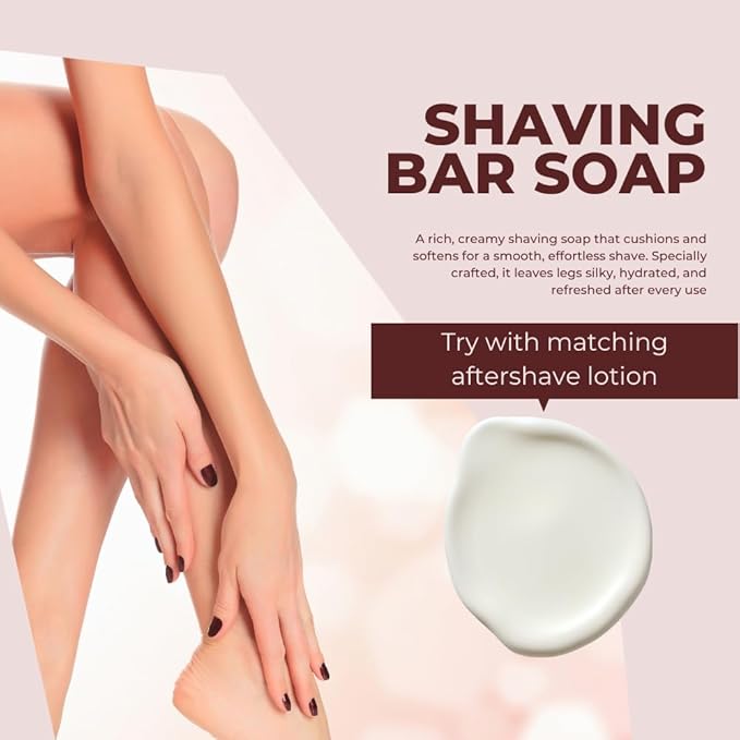 Seoul Naturals Shaving Bar Soap, Tobacco Scented with Activated Charcoal, k beauty, 5.5 oz