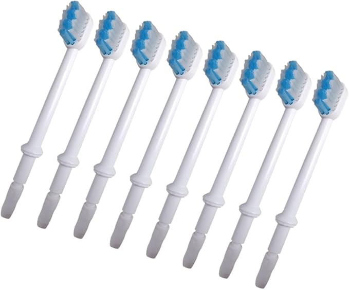 8pcs Professional Water Toothpick Brush Heads Replacement for Oral Irrigator Accessories