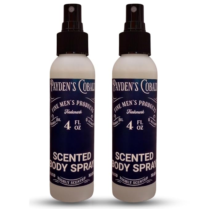 Payden's Cobalt Mahogany Moss For Men Scented Body Spray, 4 Oz (2 Pack)