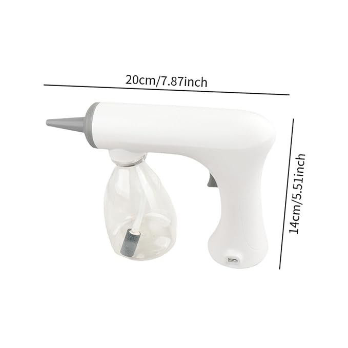 Foam Machine Professional Hot Lather Machine Cold and Hot Perm Convenient Reusable Lather Maker Charging for Salon Household, white 300ml