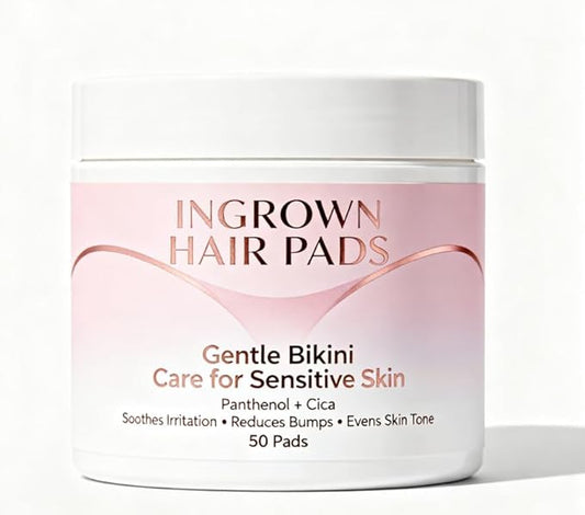 Ingrown Hair Pads：Aftershave Treatment Pads to Help Prevent Razor Bumps for Men & Women