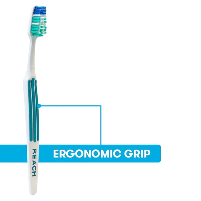 REACH Advanced Design Toothbrushes, Soft, 2-Count (Pack of 6)