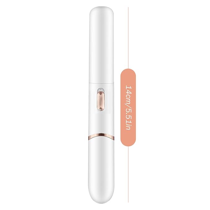 Electric Eyebrow Trimme Double Blade Eyebrow Trimmer Pivoting Facial Hair Remover with Grooming Comb Eyebrow Shaver Rechargeable Trimmer for Women Eyebrows Lips